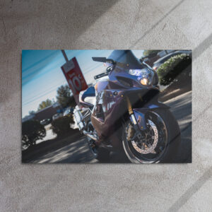Purple GXSR - Metal Print