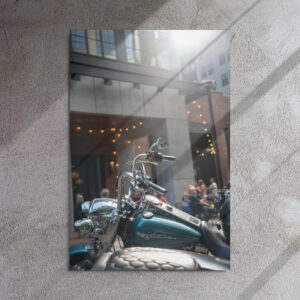 Harley Davidson Sunlight - Metal Print